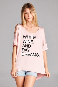 ZUTTER White Wine Top - Pink